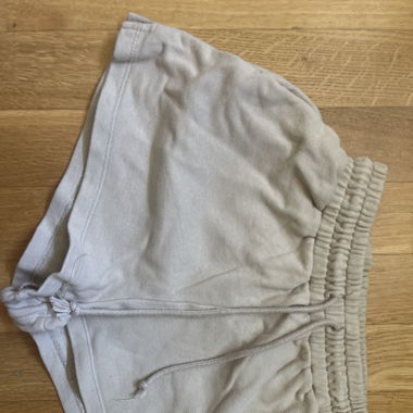 Short en coton beige 