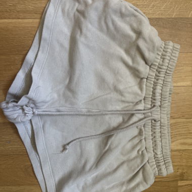 Short en coton beige 