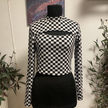 Camicia a maniche lunghe a quadri #ska #y2k #grunge