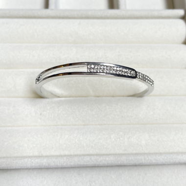 Mikro Zyrkon Silver Armband