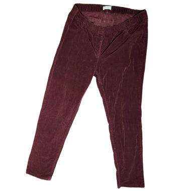 Burgundy corduroy pants