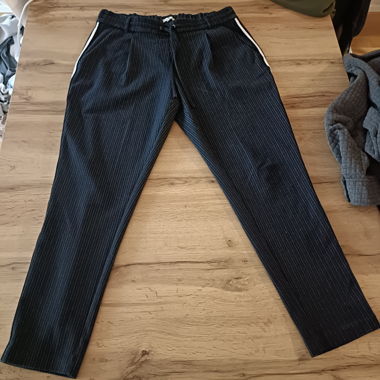 Pantaloni da lavoro in tessuto a righe