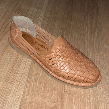 Geflochtene Lederschuhe