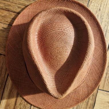 Cappello di paglia marrone di Risa