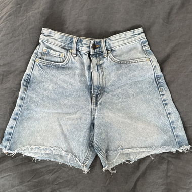 Short in denim chiaro