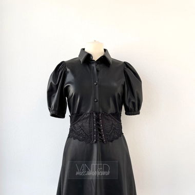 Lederkleid Größe S