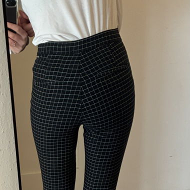Pantalon à carreaux confortable
