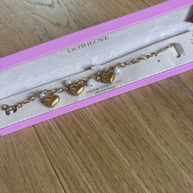 Bracelet en acier inoxydable & plaqué or 