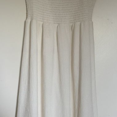 White Spaghetti Strap Dress H&M