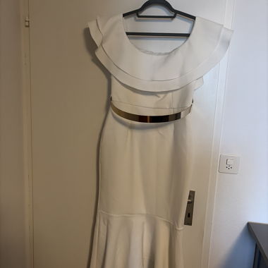White cocktail dress