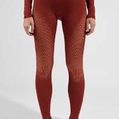 Leggings thermiques sans coutures Odlo rouge