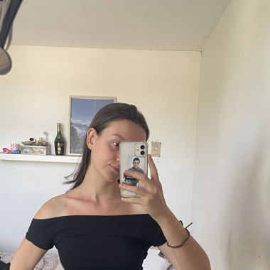 Top d'été noir dos nu