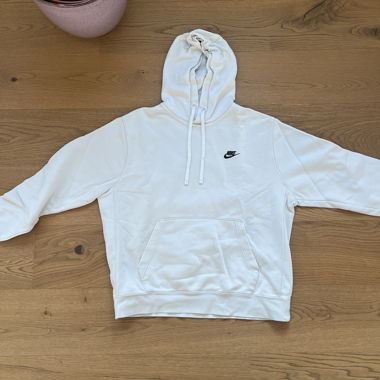 Sweat à capuche Nike blanc