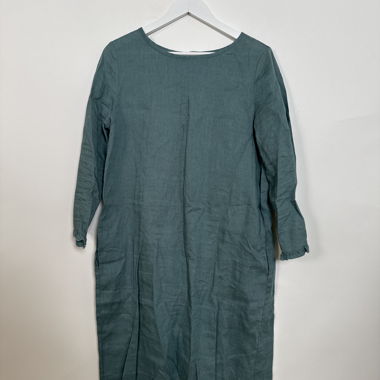 Teal Long Sleeve Dress