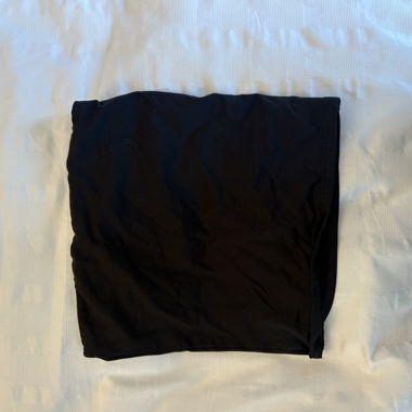 Top bandeau nero Bershka 