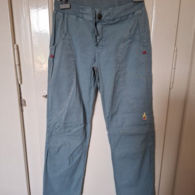 Pantalon de randonnée léger bleu-vert