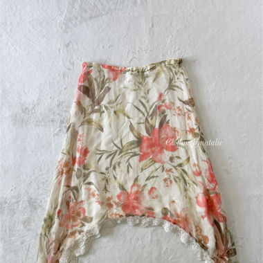 Gonna in Chiffon a Fiori Primaverili (M)