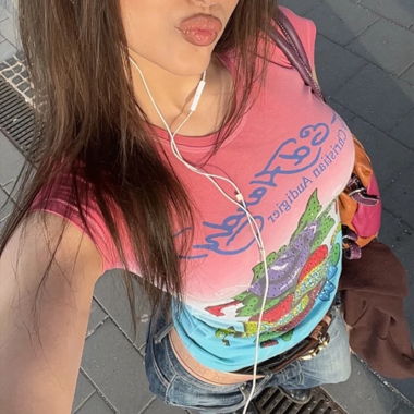 Camicia Y2K Ed Hatdy anni 2000