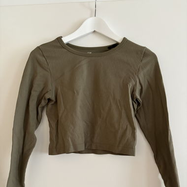 Sports - Elastisch - Olive - Gerippelt