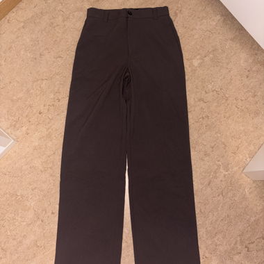 Brown fabric trousers Pull & Bear