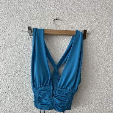 Top soirée Bleu électrique - Zara 