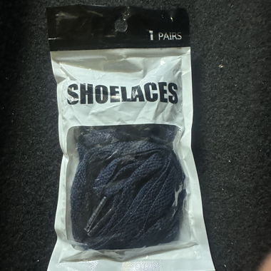 Lacci per scarpe blu scuro