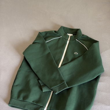 Kids' Green Lacoste Zip Jacket