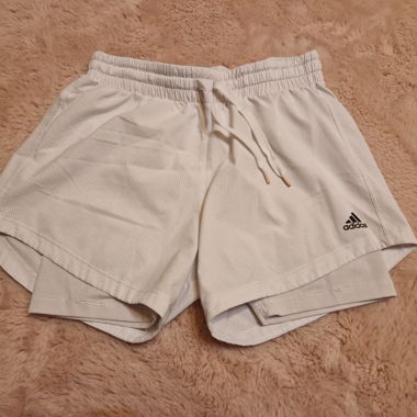Adidas sport shorts white size S