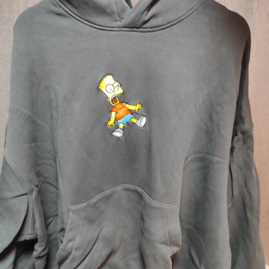 Hoodie nero - Bart Simpson