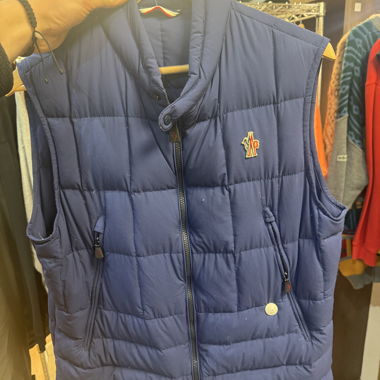 Moncler Blue Puffer Vest