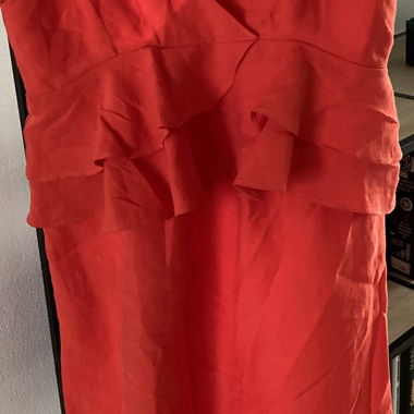 Red summer dress