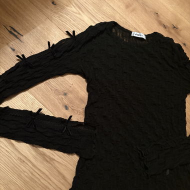Black Mesh Top