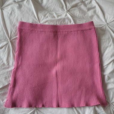 Pink Knit Skirt