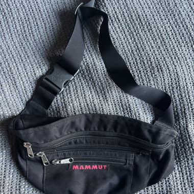 black MAMMUT belt bag