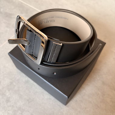 Cintura in pelle Porsche Design nera