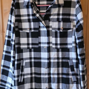 Surchemise à carreaux noir et blanc TALLY WEiJL taille M