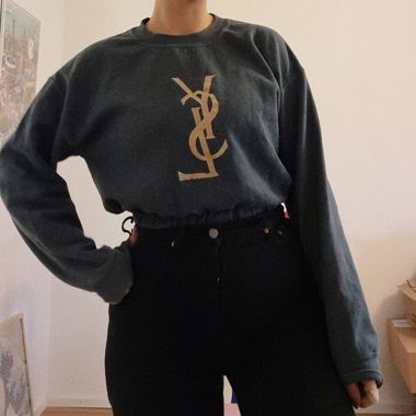Upcycled YSL sweater 