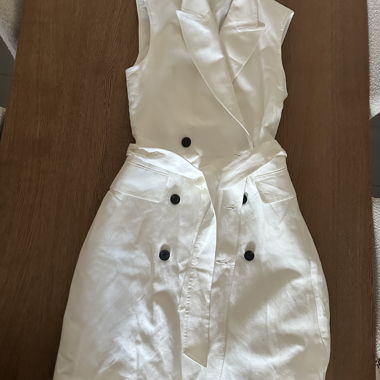 Robe blazer blanche