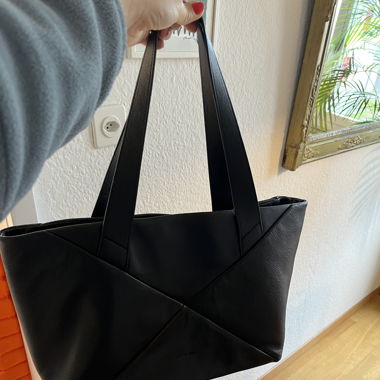 Sac Nat & Nin en cuir noir 