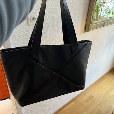 Sac Nat & Nin en cuir noir 