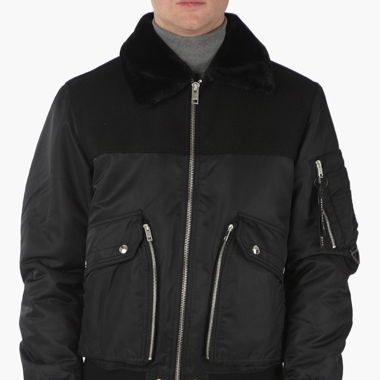 Diesel Veste bomber aviator sherpa