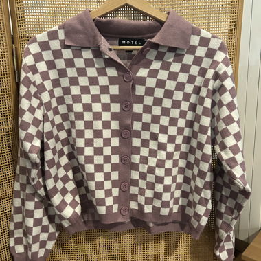 Kariertes Pullover