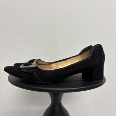 Pumps Tod's blu 36.5 in camoscio punta