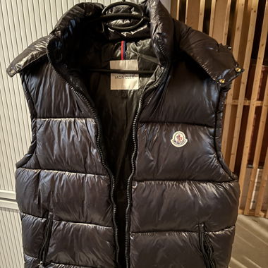 Gilet imbottito Moncler nero