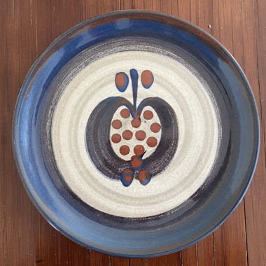 Assiettes à fondue vintage Landert en céramique