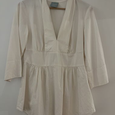Beige Bluse 