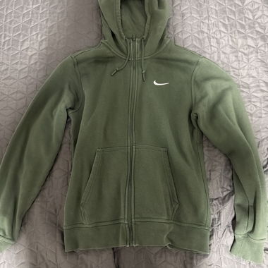 Hoodie Nike à fermeture éclair vert