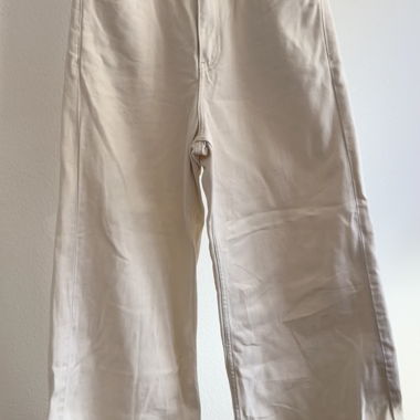 Wide leg jeans cream