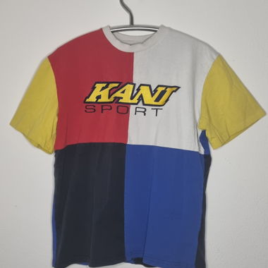 T-shirt Karl Kani Sport vintage anni '90 colorblock