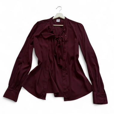 Burgundy blouse 